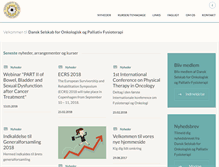 Tablet Screenshot of onkpalfysio.dk